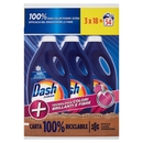 Dash Power Detersivo Lavatrice Liquido Bucato+Tecnologia Colori Brillanti e Fibre 3x18=54Lav.3x990ml